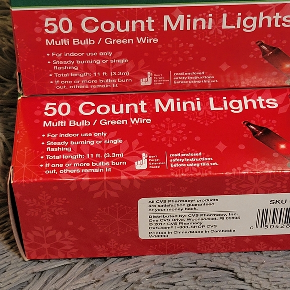 Merry Bright 50 Count Multi- Color Mini Lights. - Picture 3 of 4